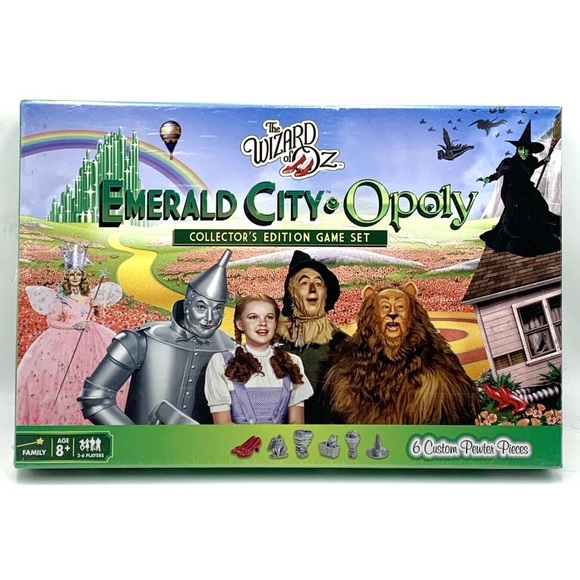 Warner Bros. Other - The Wizard of Oz Emerald City Opoly Game Collectors Edition Monopoly New